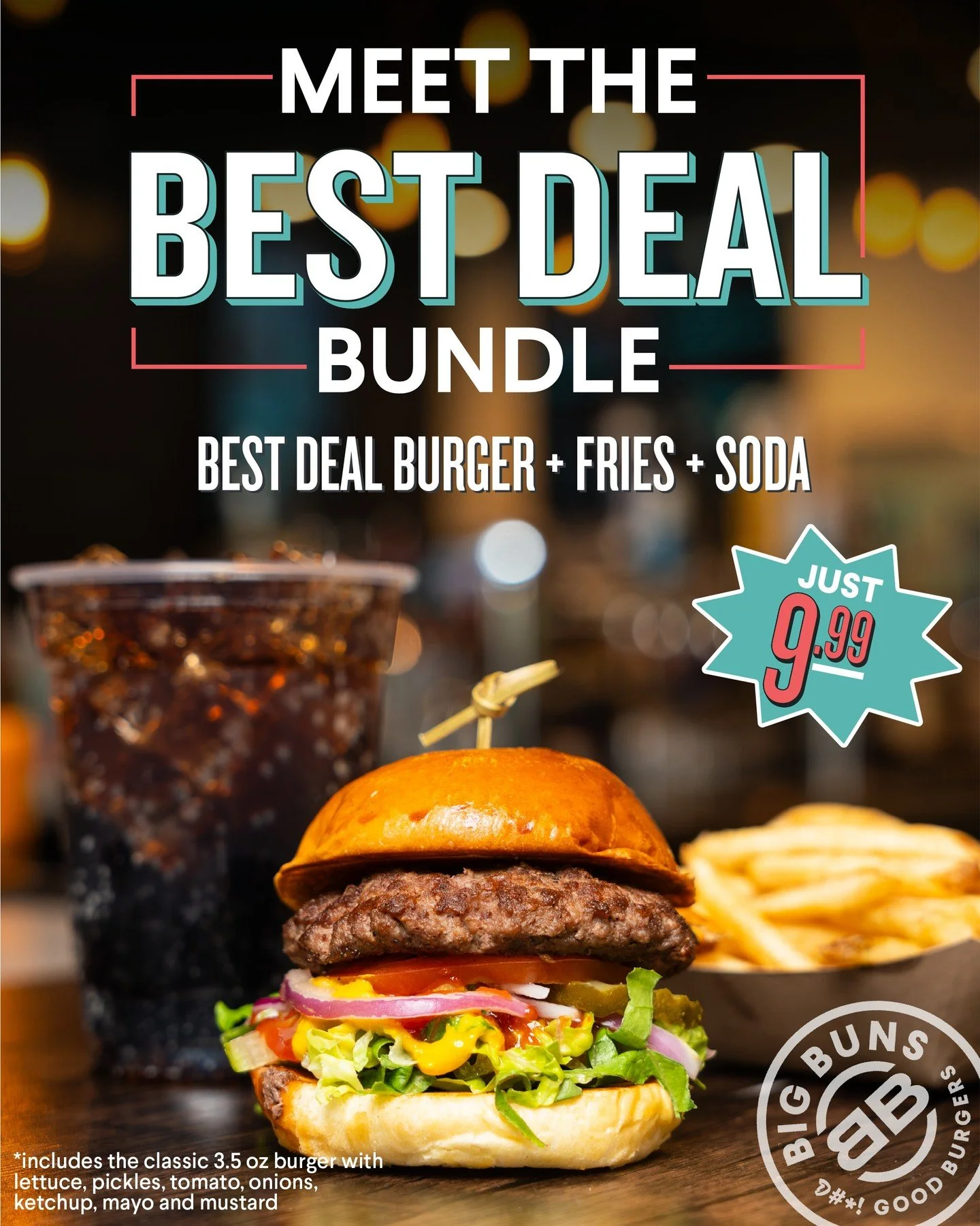 ⏰ Lunch break&rsquo;s short. Flavor shouldn&rsquo;t be.
Meet the Best Deal Bundle from @damngoodburgers 🍔🔥
Big flavor. Fast moves. Wallet-approved.
Voted Best Hamburger/Cheeseburger in Ashburn, 2026 Best of Ashburn, Ashburn Magazine
📍20602 Eastham