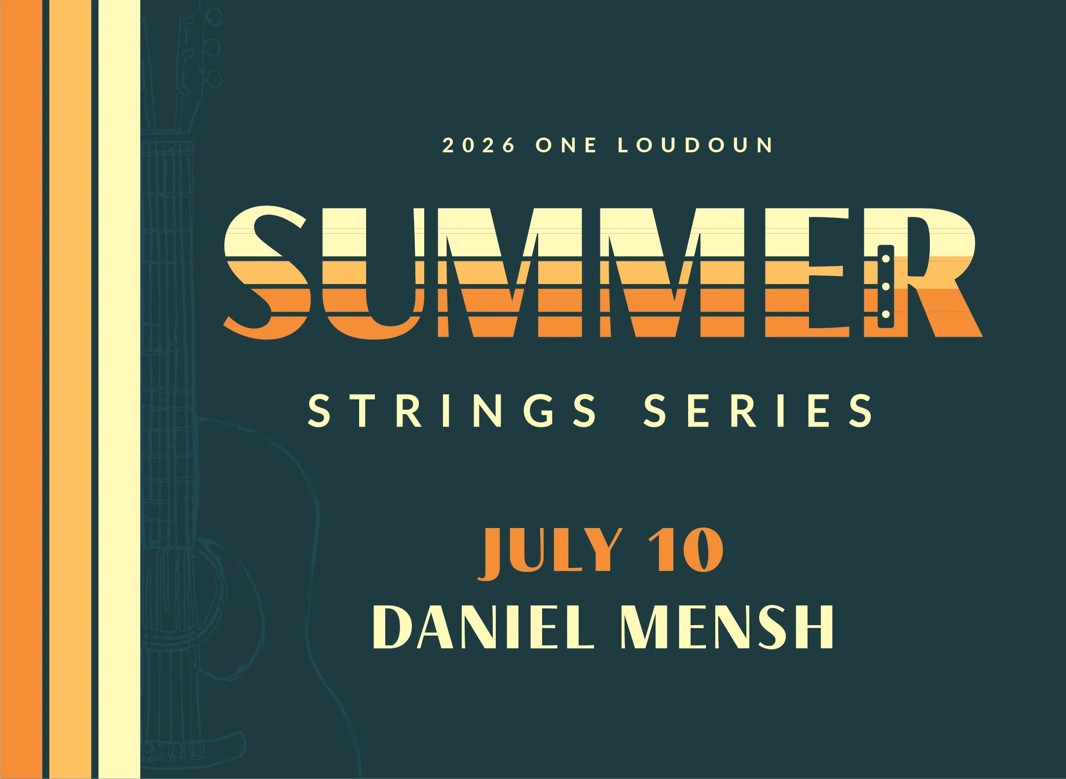 Summer Strings Series July 10, Daniel Mensh