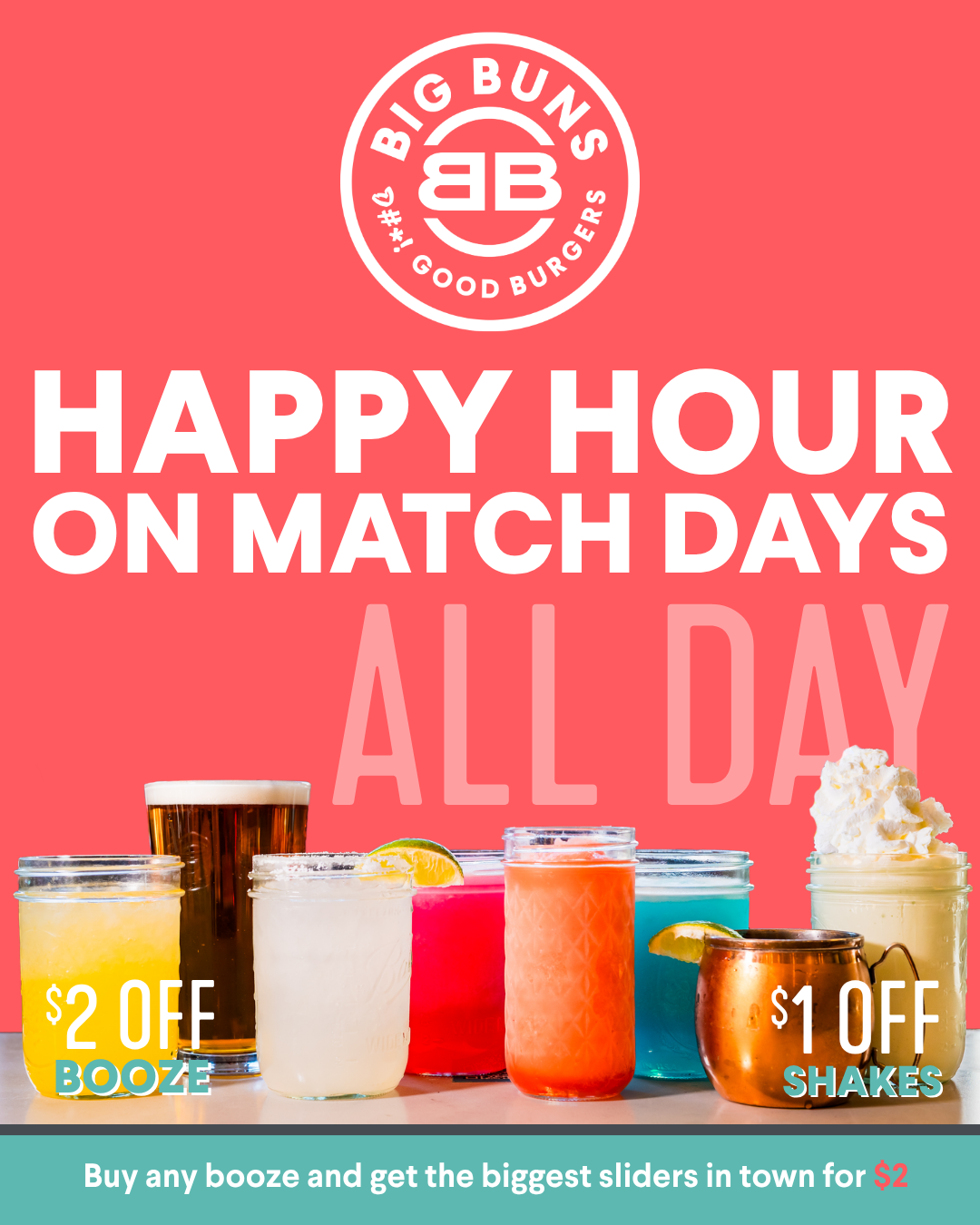 Big Buns: ⚽ Match Day plans = handled🍻