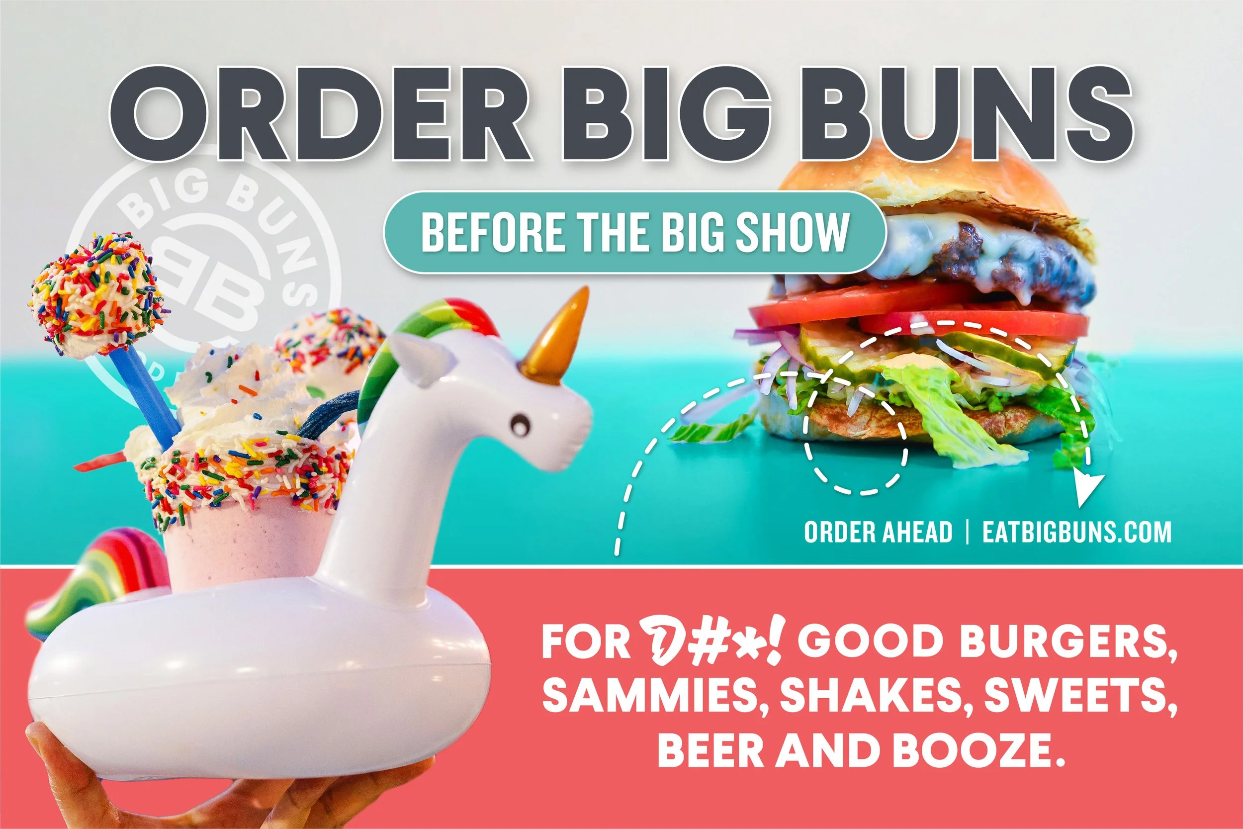 Big Buns: Order Big Buns Ahead of the Show🎵