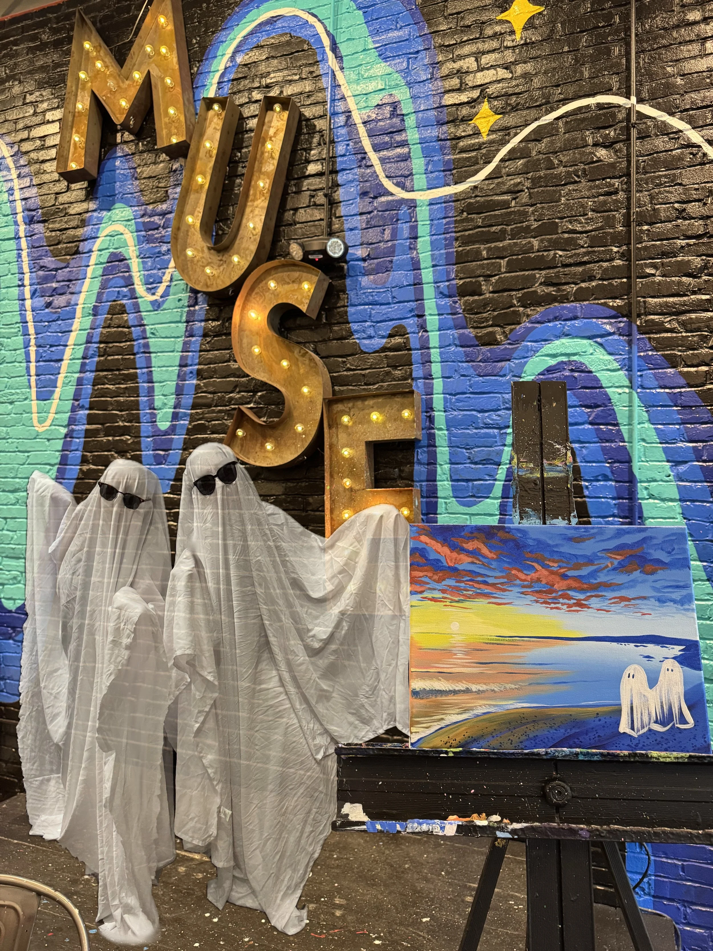 Muse Paintbar: Halloween in July? 👻 We’re doing that