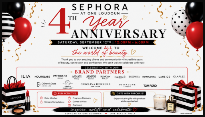 Sephora: 4 Year Anniversary! 