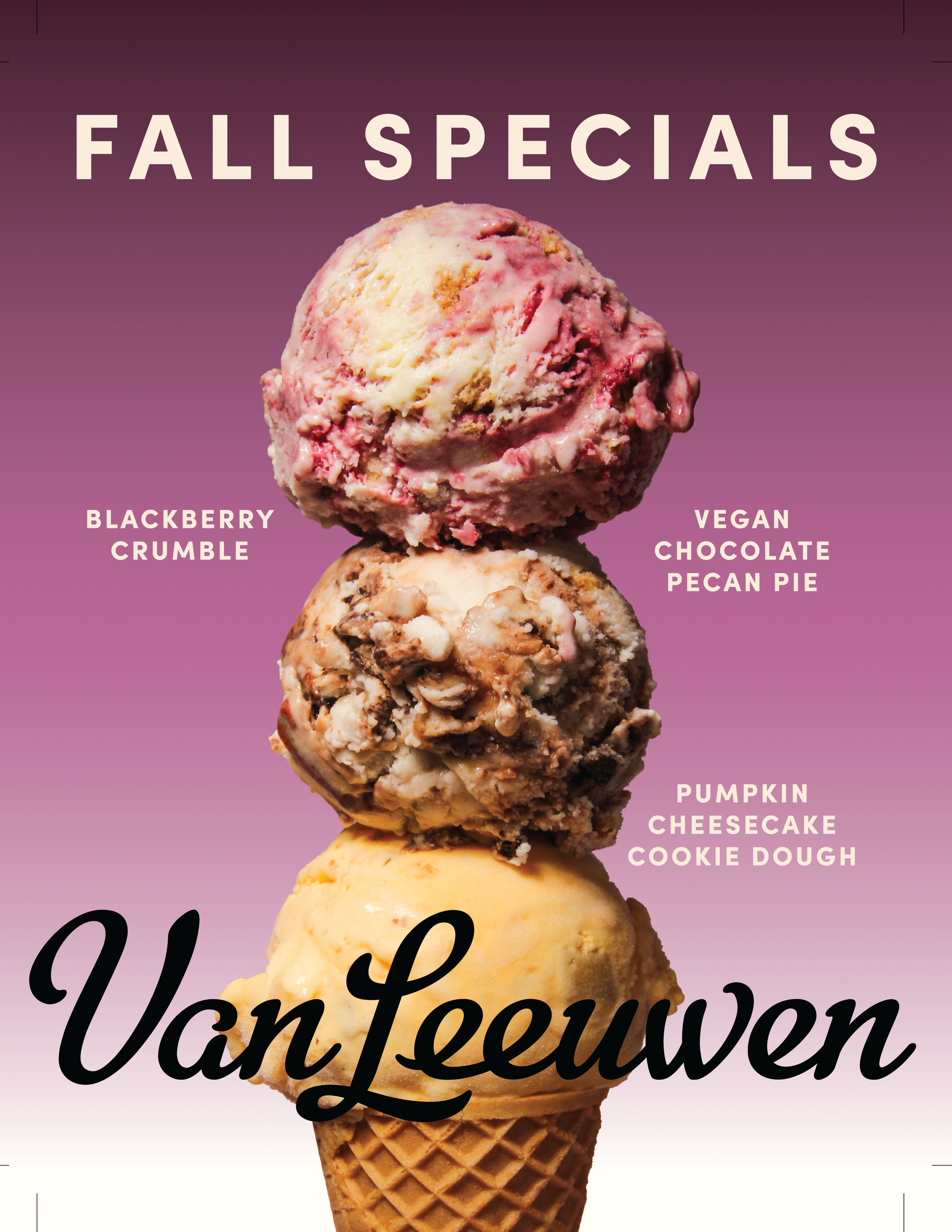 Van Leeuwen: FALL, SERVED THREE WAYS