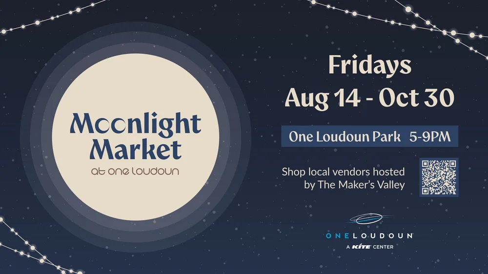 Moonlight Market at One Loudoun in Ashburn