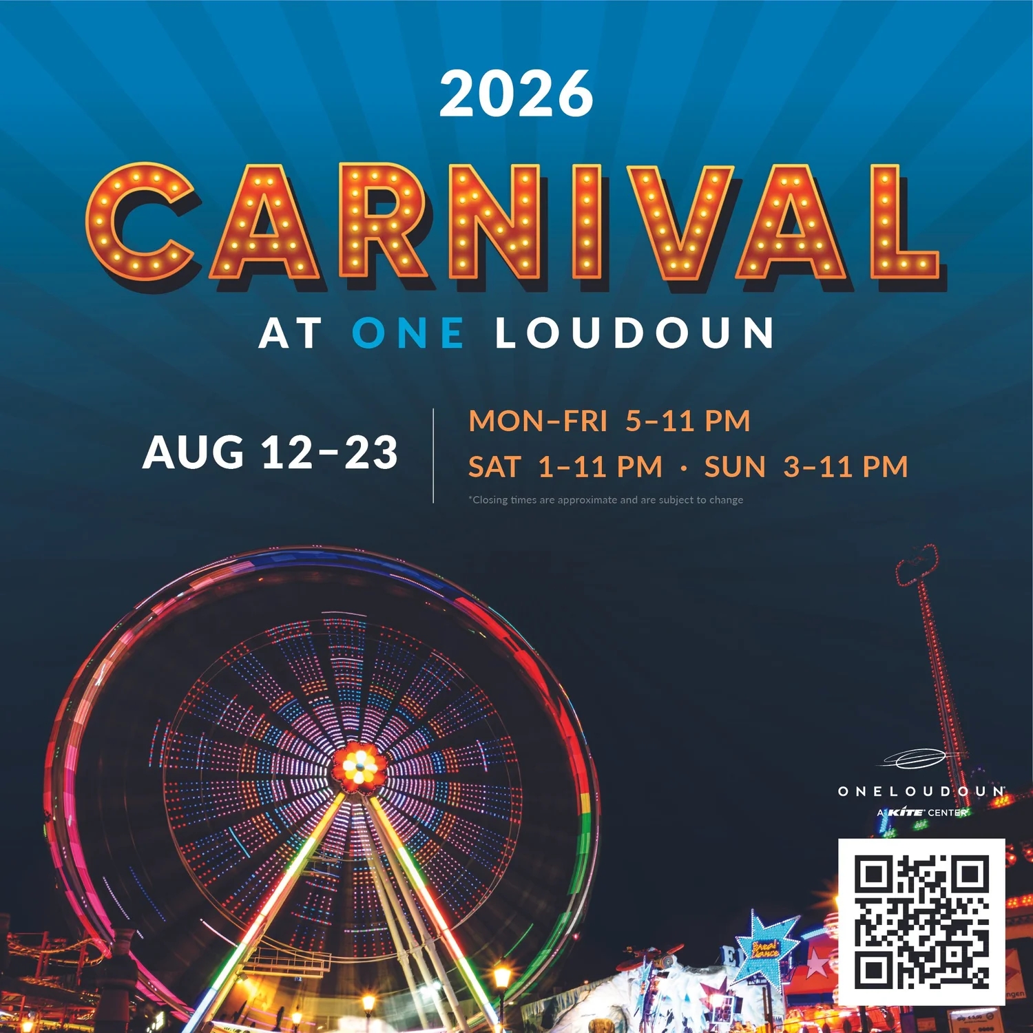 One Loudoun Carnival at Uptown August in Ashburn