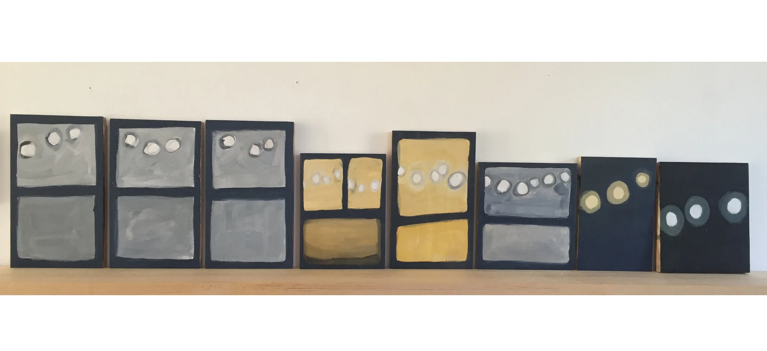 Shelf with Window Paintings