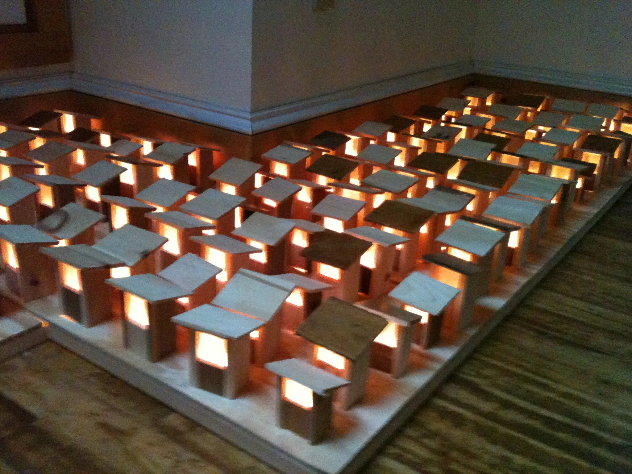 Floor with Light Houses @ Isaac Dyer Gallery