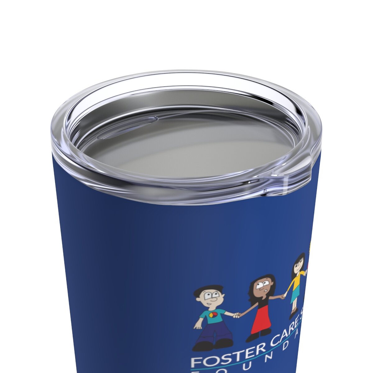 FCSF Classic Logo Stainless Tumbler 20oz (Silver) — Foster Care