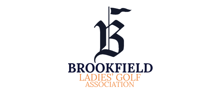 Logo of Brookfield Ladies' Golf Association,  sponsor of Foster Care Support Foundation.
