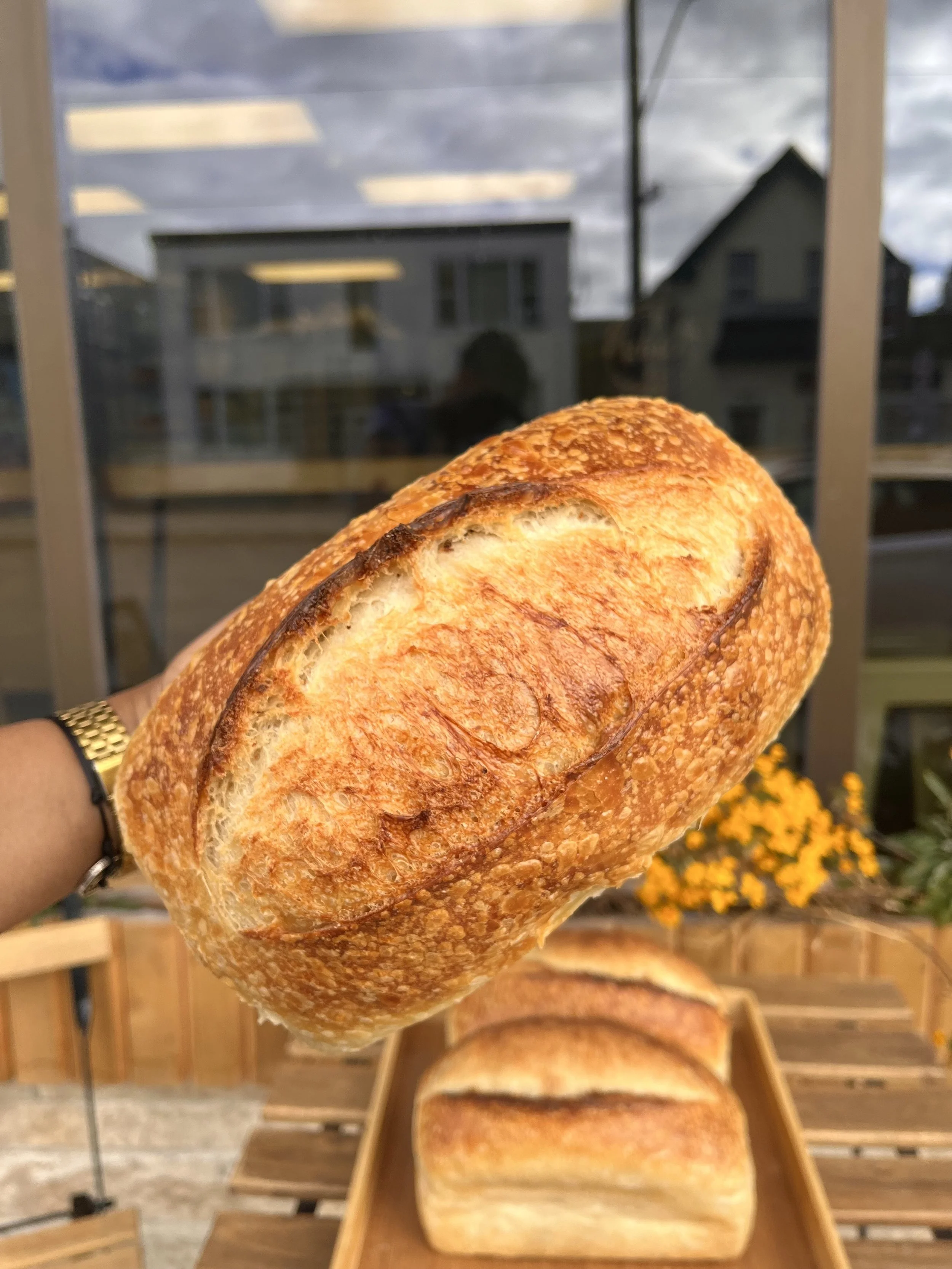 Pan loaf sourdough