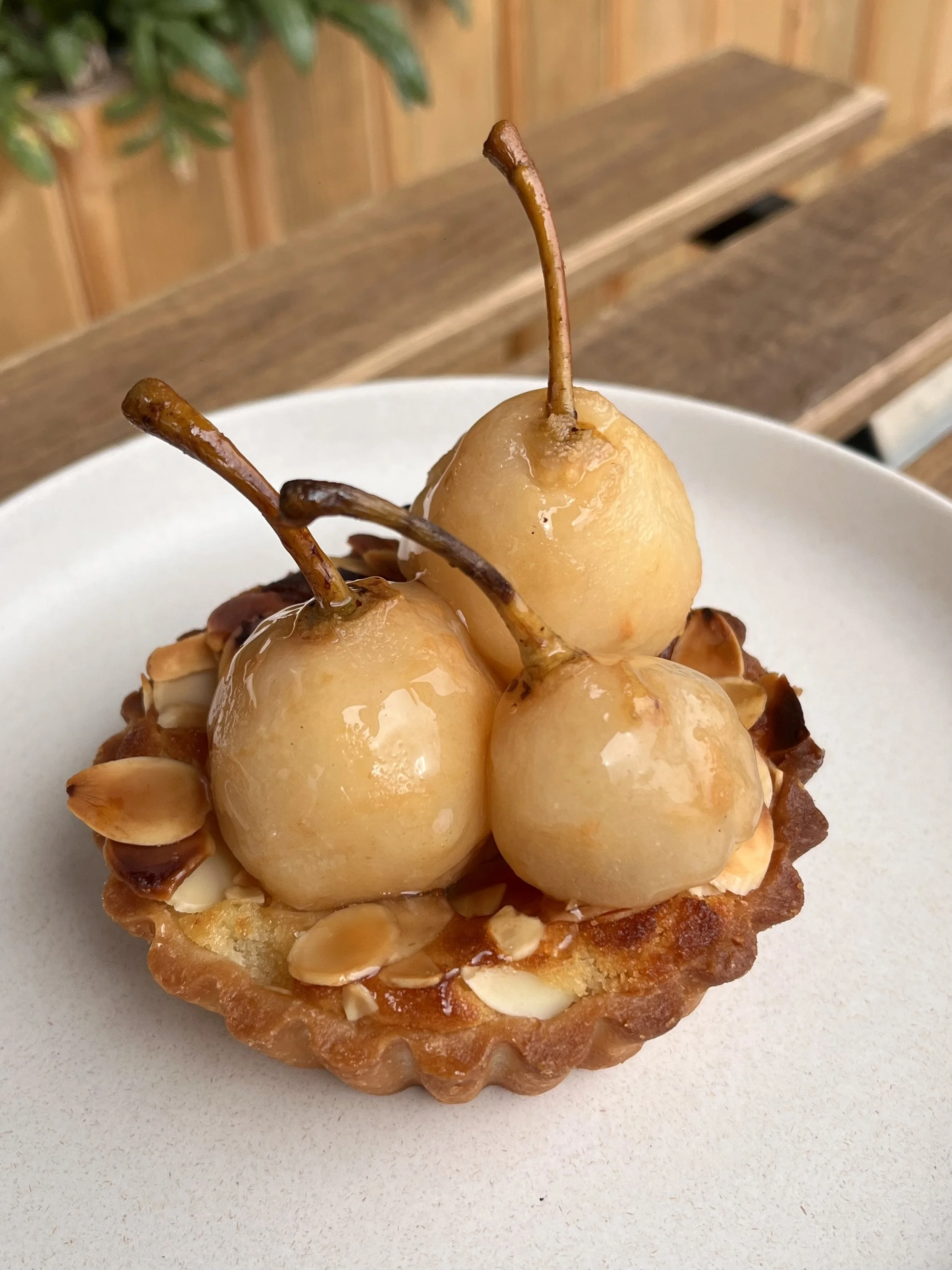 Pear and almond tart- Tarte bourdaloue