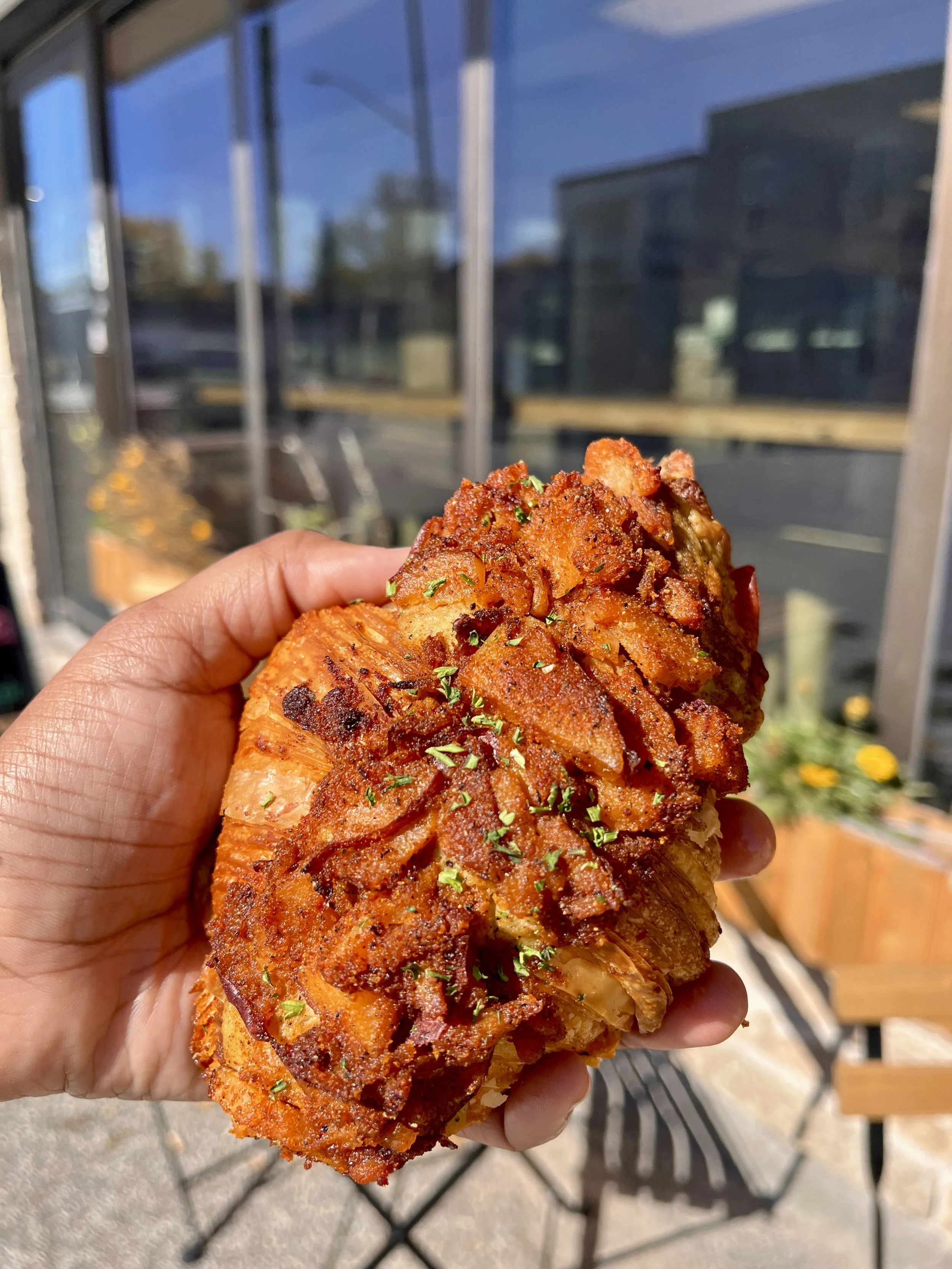 Breakfast croissant