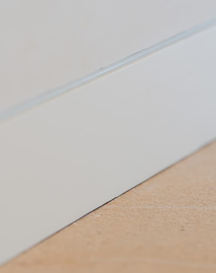 Reglet Detail with Recessed Baseboard