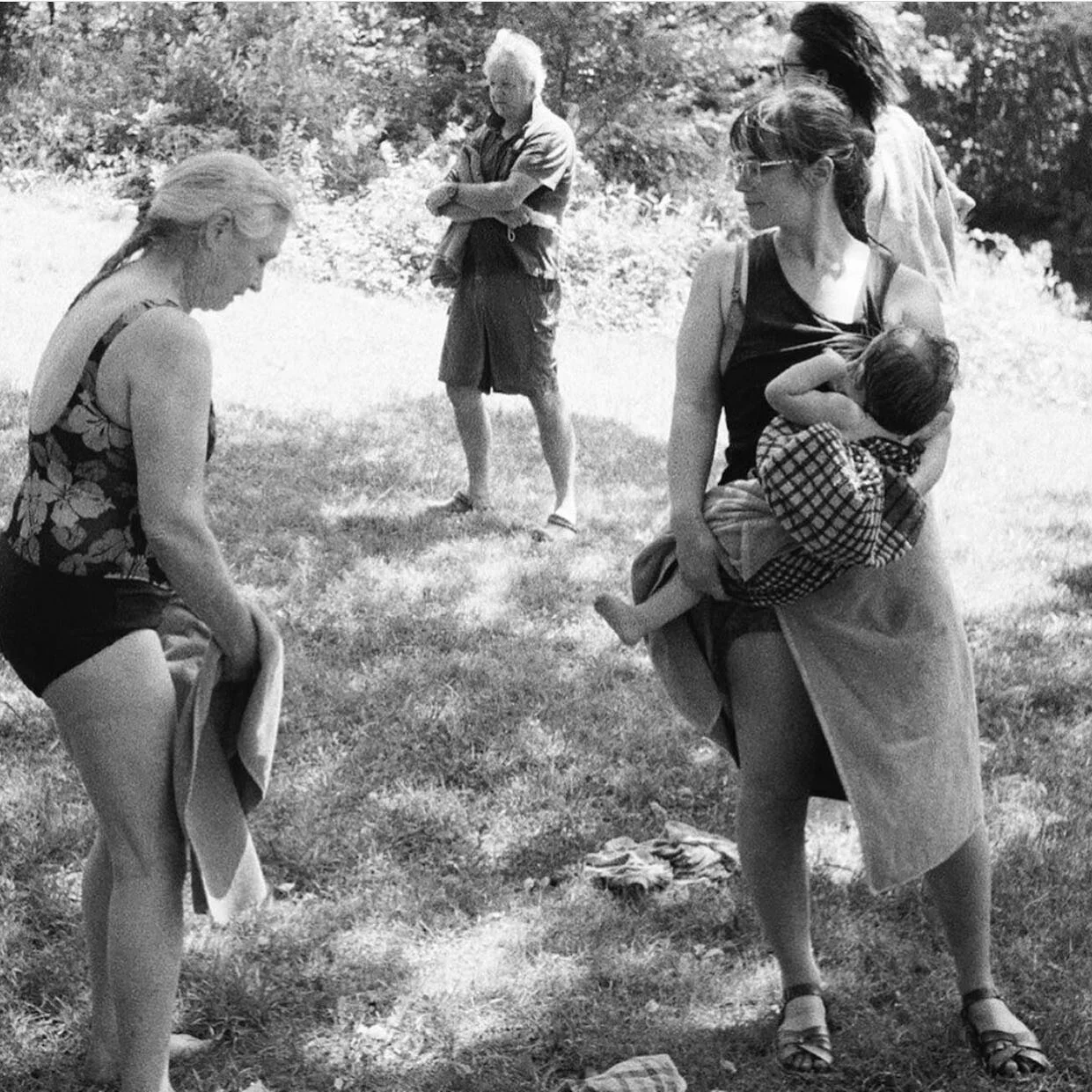 | words + image by @themidwifeisin ⁣
⁣
Last week I was told by a pediatrician @tribecapediatrics that now that my baby was one I didn&rsquo;t need to breastfeed anymore. She wasn&rsquo;t answering a question I had, she wasn&rsquo;t giving me new data