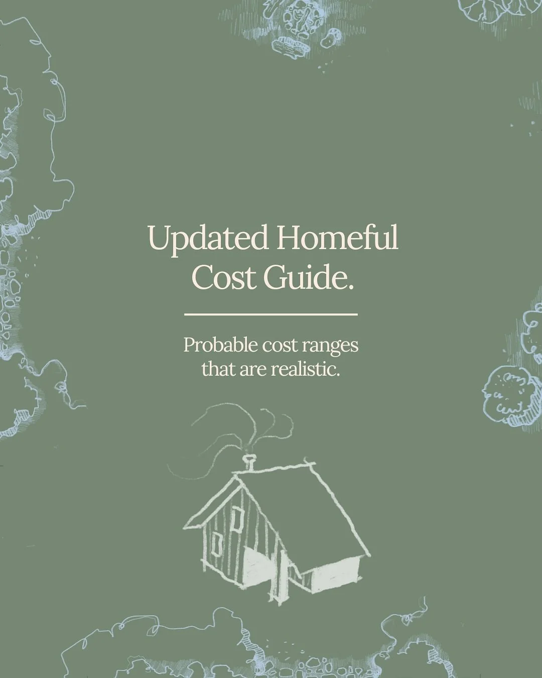 Our Homeful cost guide is updated on our website for all our design templates!
 
The cost guides for each design template start with a base level consideration for site + servicing, not prices for stand alone buildings, because after all you can&rsqu