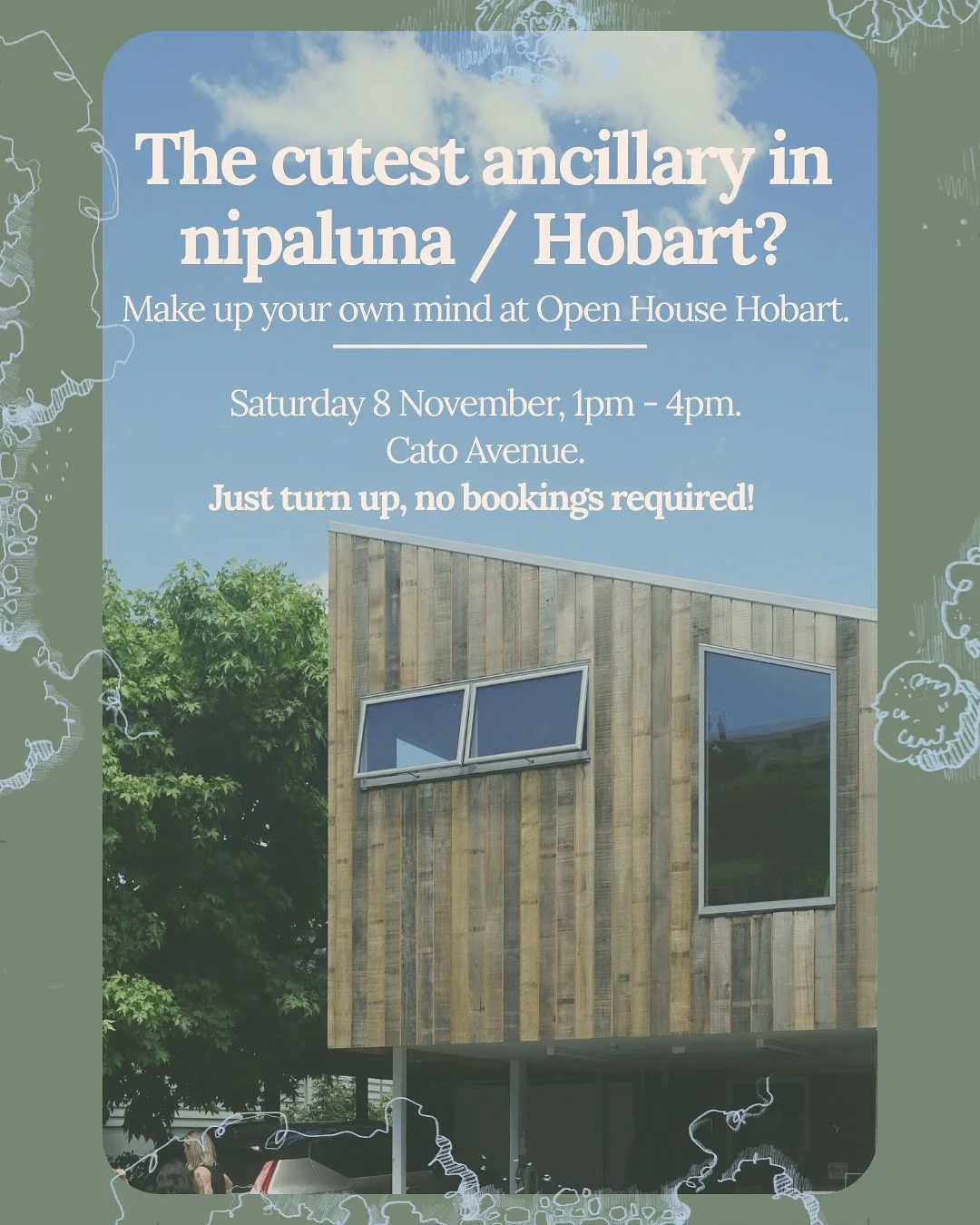 This little ancillary studio is the epitome of enoughness. A light-filled art + textile studio for now, with future &lsquo;granny flat&rsquo; energy within its nifty tree house design. 

Tucked on a 356m2 tricky block with two street frontages, an ex