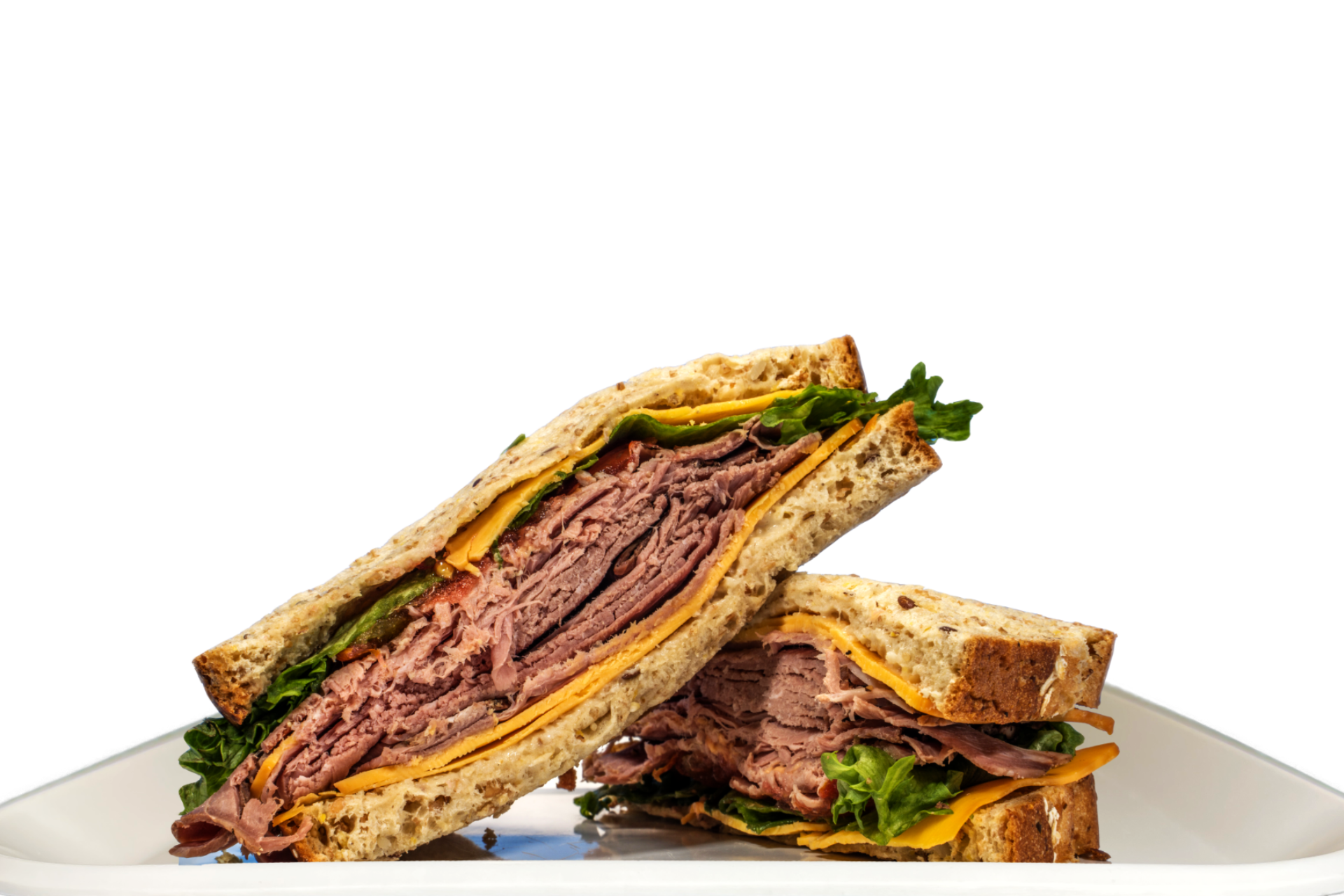 Boar's Head Roast Beef Sandwich —