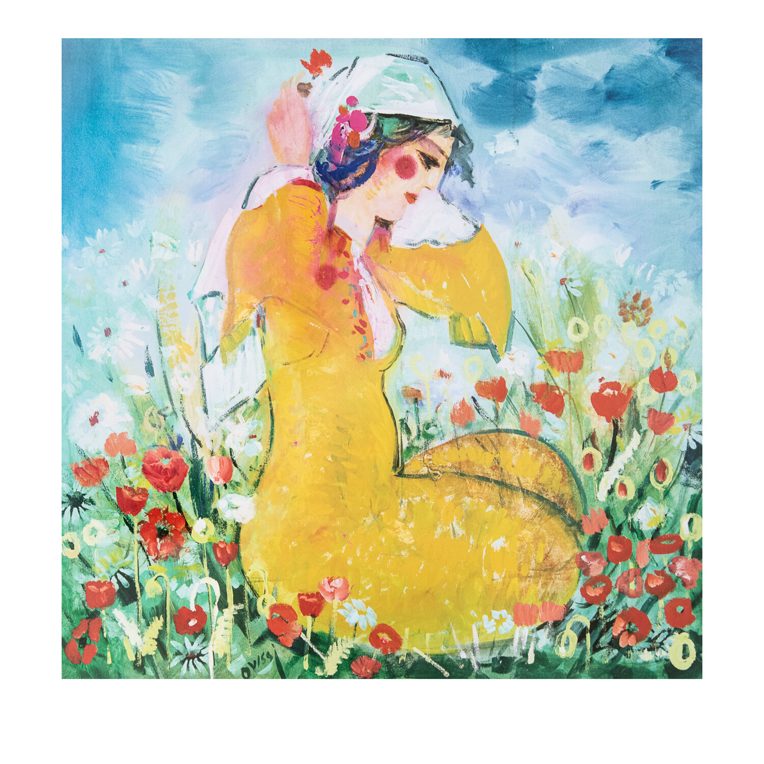 Girl in the Poppy Field