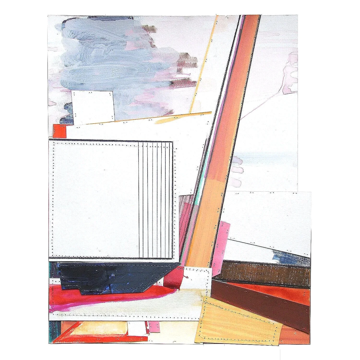 Erased Landscape (Antenna) 2020, 12 x 9.5