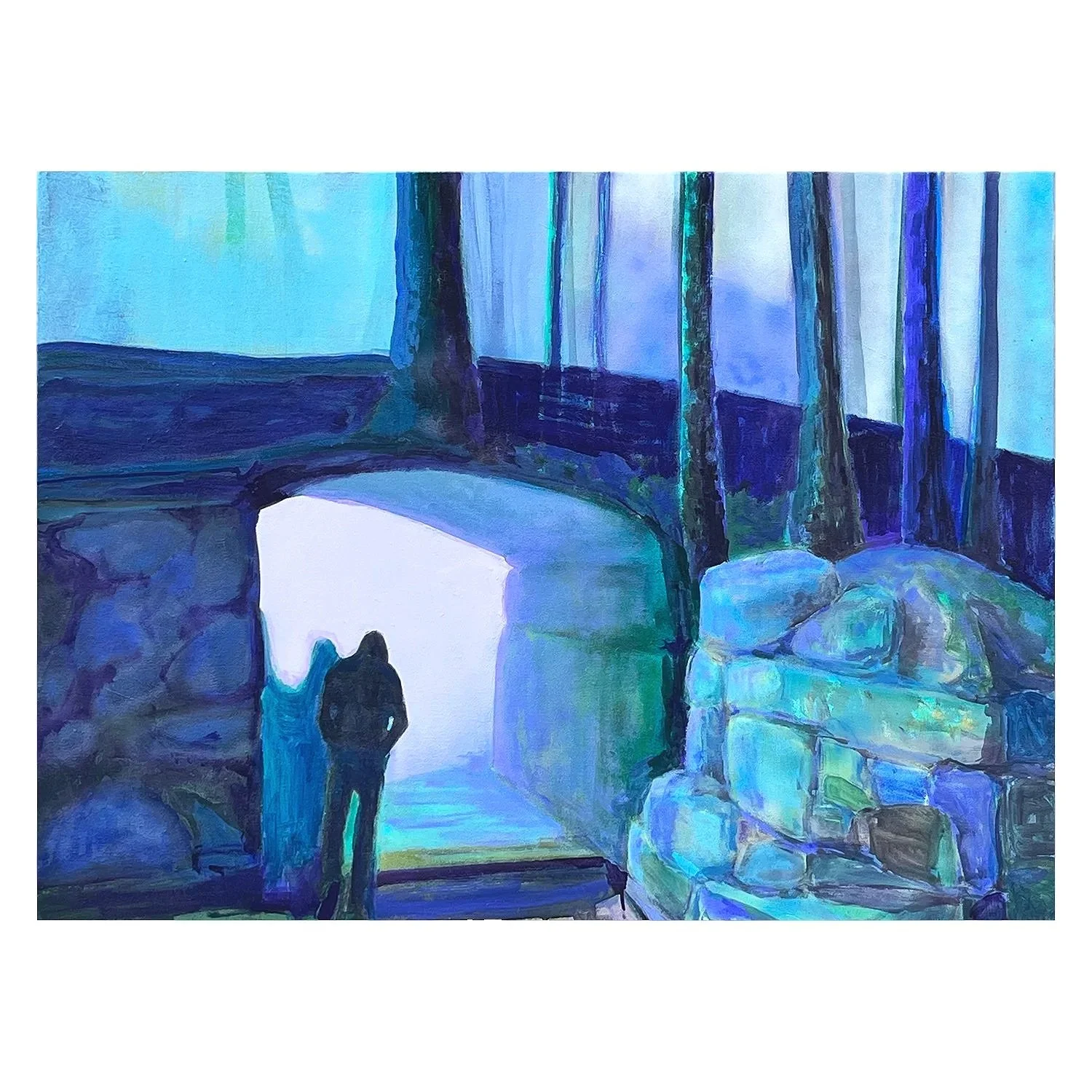 Erased Landscape (Passable) 2026
32 x 43 inches