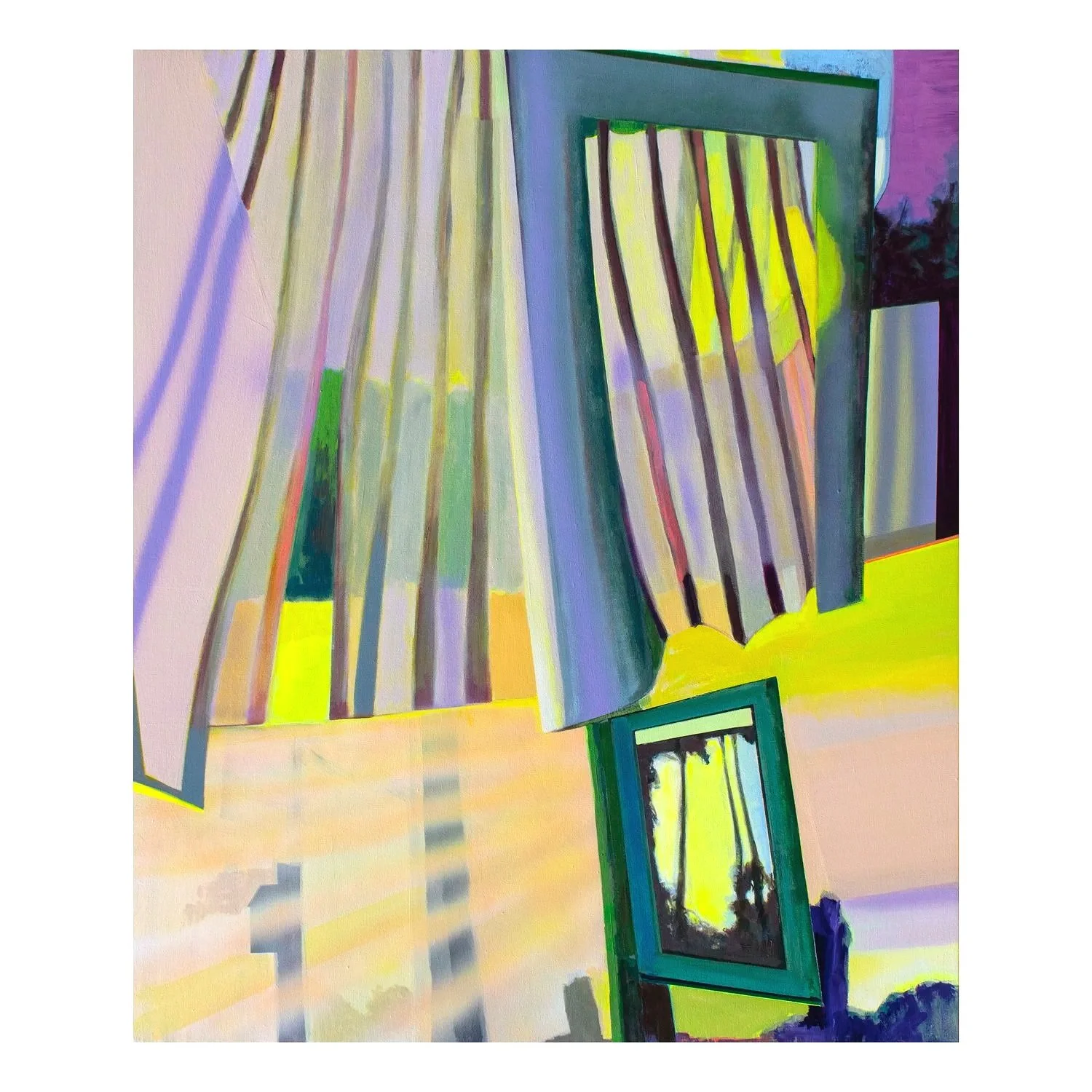 Erased Landscape (Clothesline) 2023
56 x 46