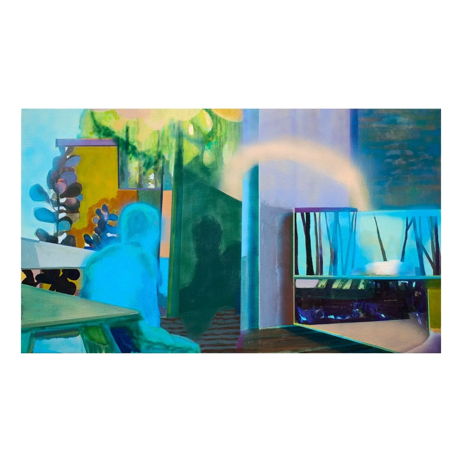 Erased Landscape (Terrarium) 2023
27 x 46 inches