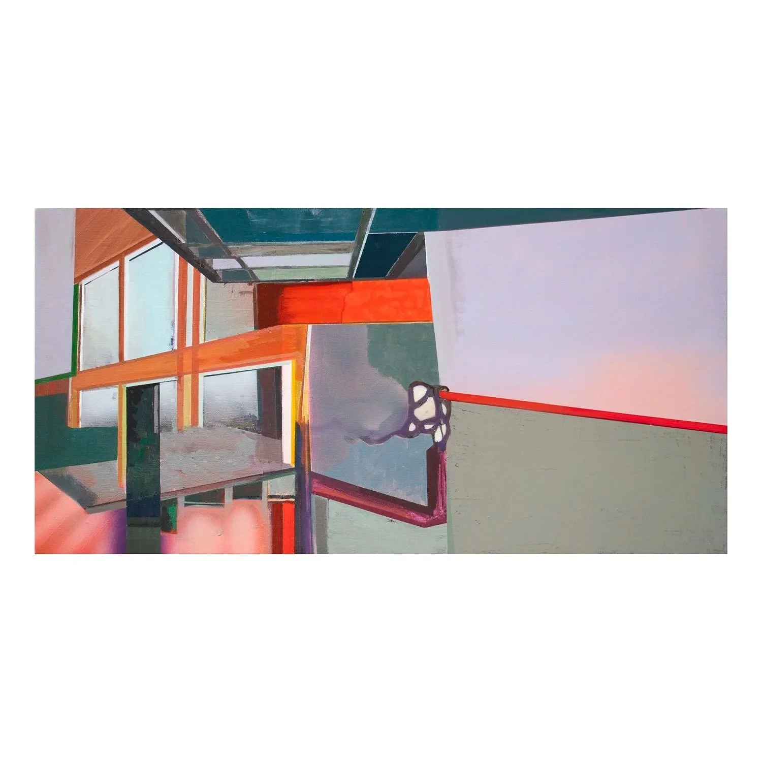 Erased Landscape (Turnstile) 2022
19 x 38 inches
