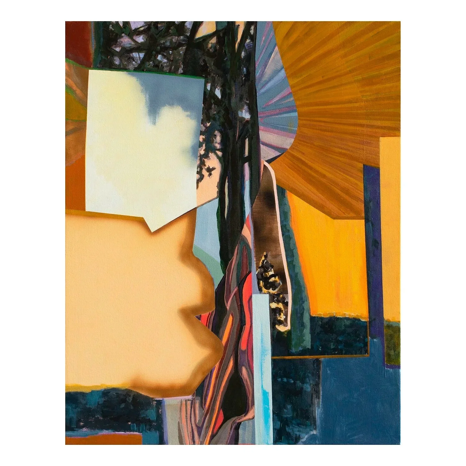 Erased Landscape (Obstructed View) 2023
46 x 36 inches