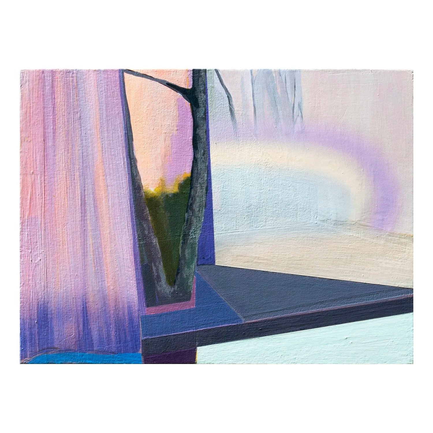 Erased Landscape (Ledge) 2024
12 x 16 inches
