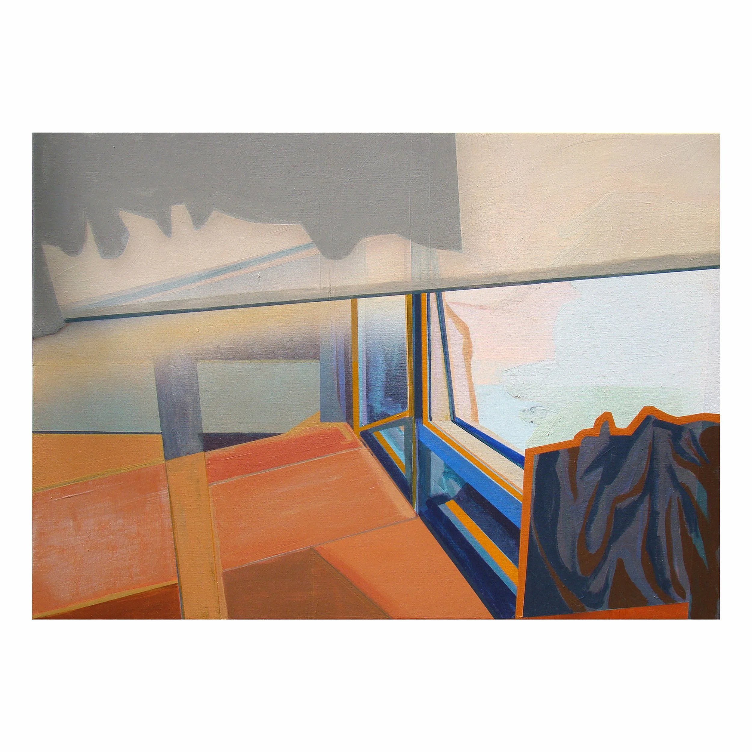 Erased Landscape (In and Out) 2018
30 x 42 inches
