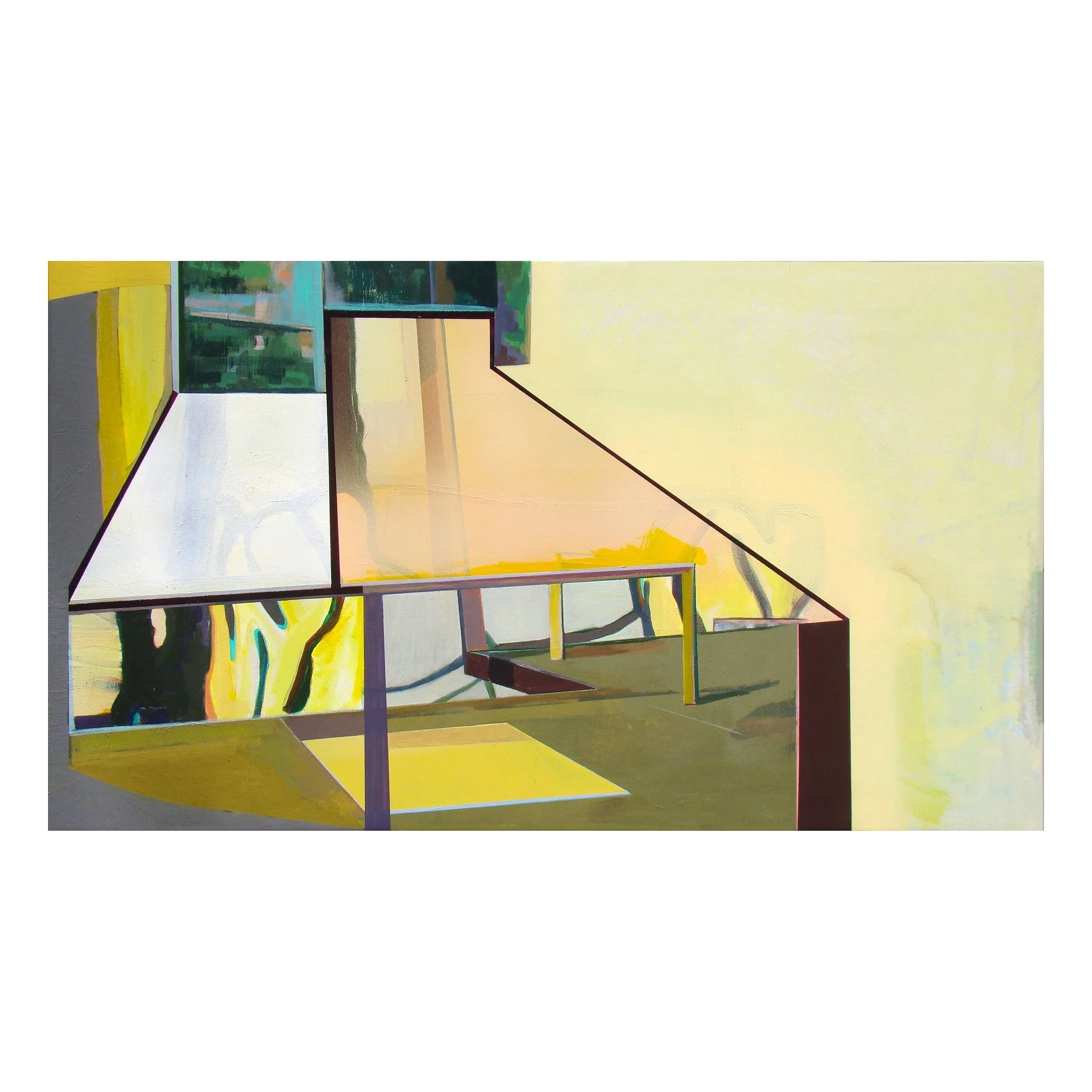Erased Landscape (Sun Screened) 2017
23 x 40 inches