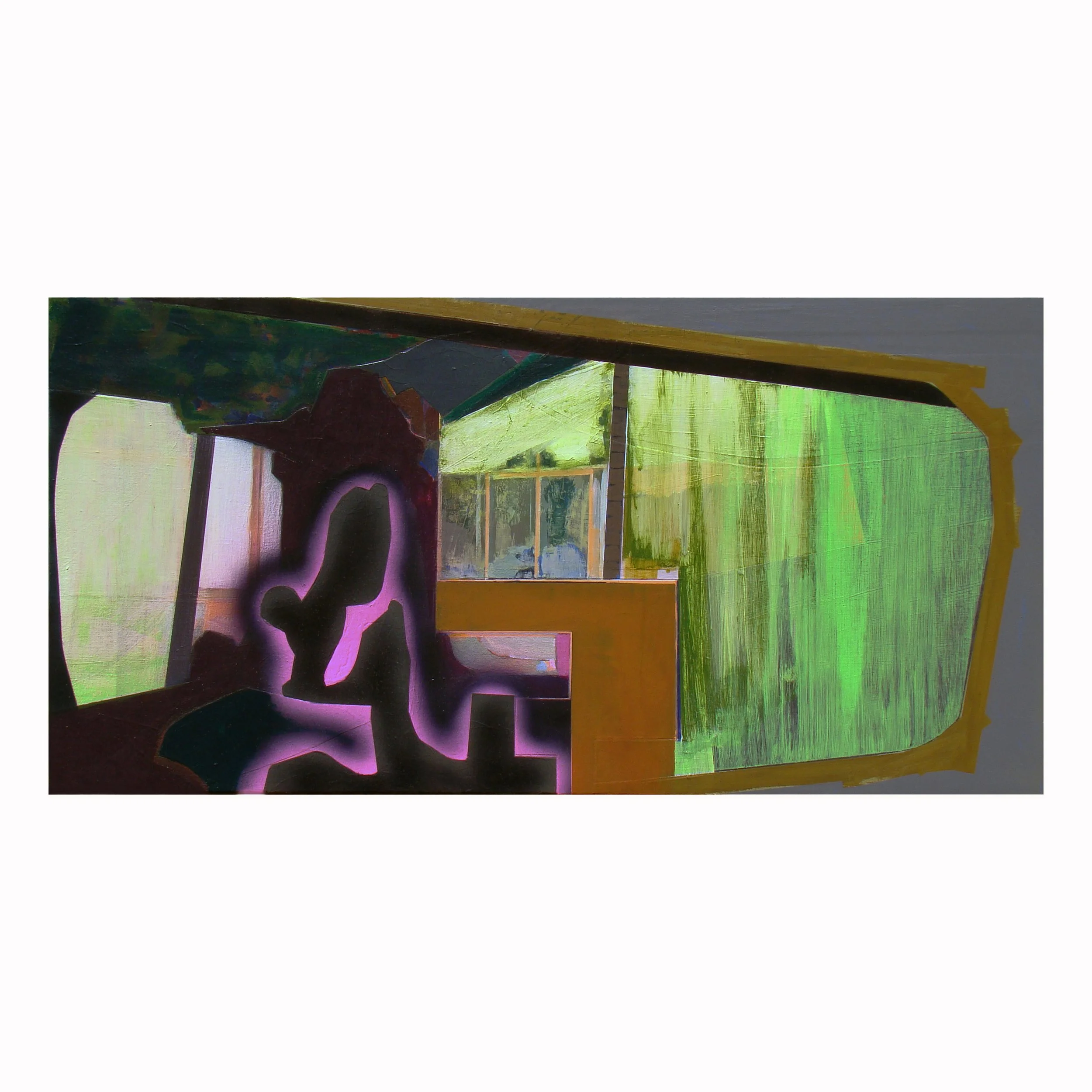 Erased Landscape (24 Hours) 2017
16 x 32 inches