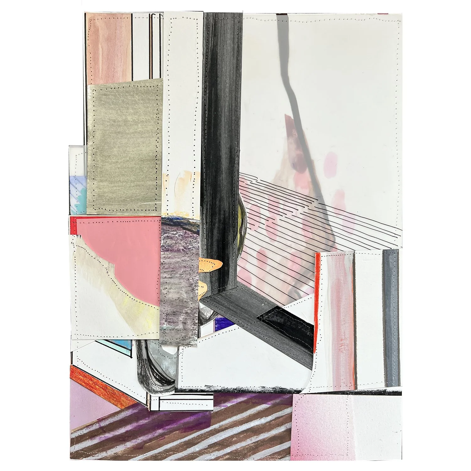 Erased Landscape (Gap) 2023, 12 x 9.5