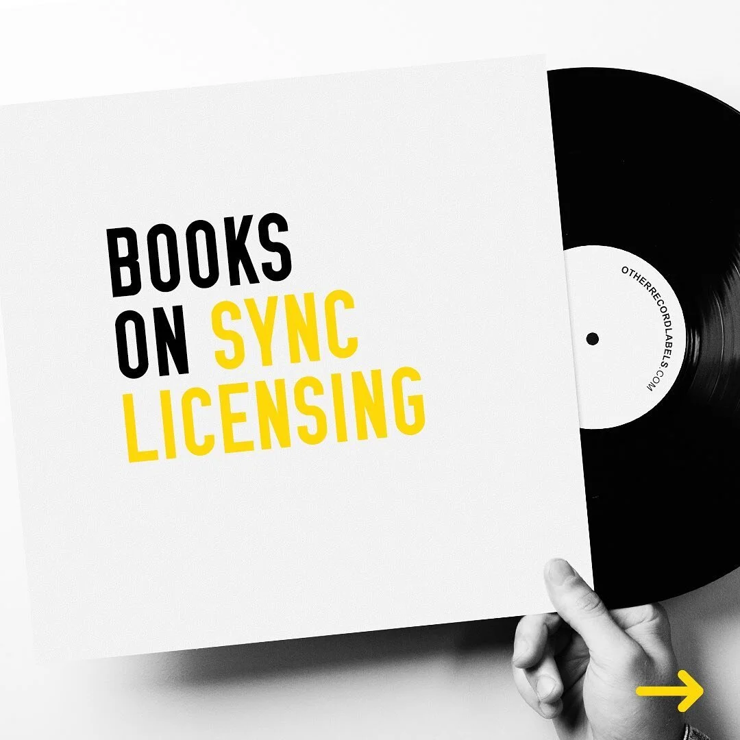 Here are my #synclicensing book recommendations! Click the &ldquo;books&rdquo; link in bio or go to otherrecordlabels.com/books