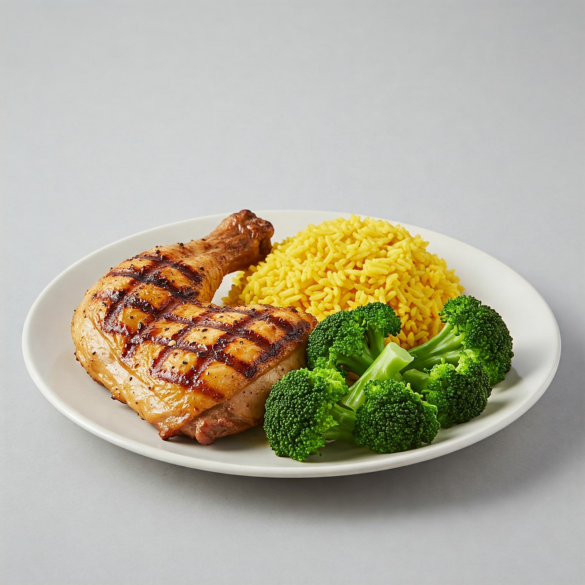 Chicken and Seasonal Veg Meal Prep: Meal prep of chicken breast paired with a mix of seasonal vegetables and starch.