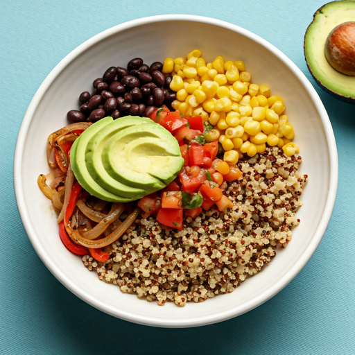 Protein-Packed Bowl for Meal Prep: A bowl filled with lean protein, grains, and vegetables, ready for meal prep.