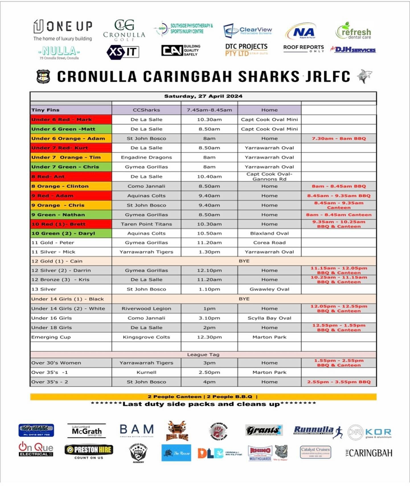 ⚫️⚪️ Round 2 draw ⚫️⚪️. Good luck to all team. Home teams please not e duty times #ccsharks 🦈