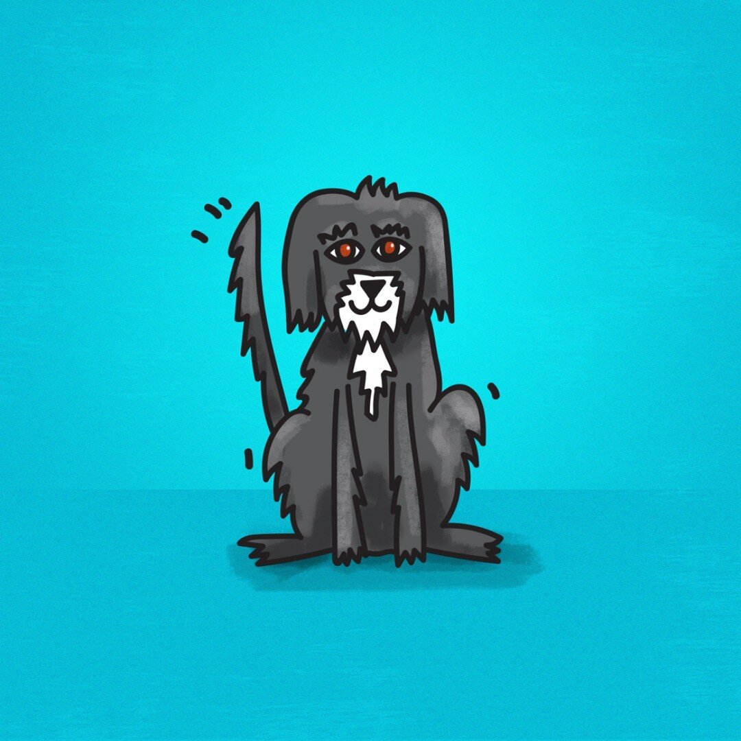 My scruffy pup 
#scruffy #dog #illustration #rescuedog