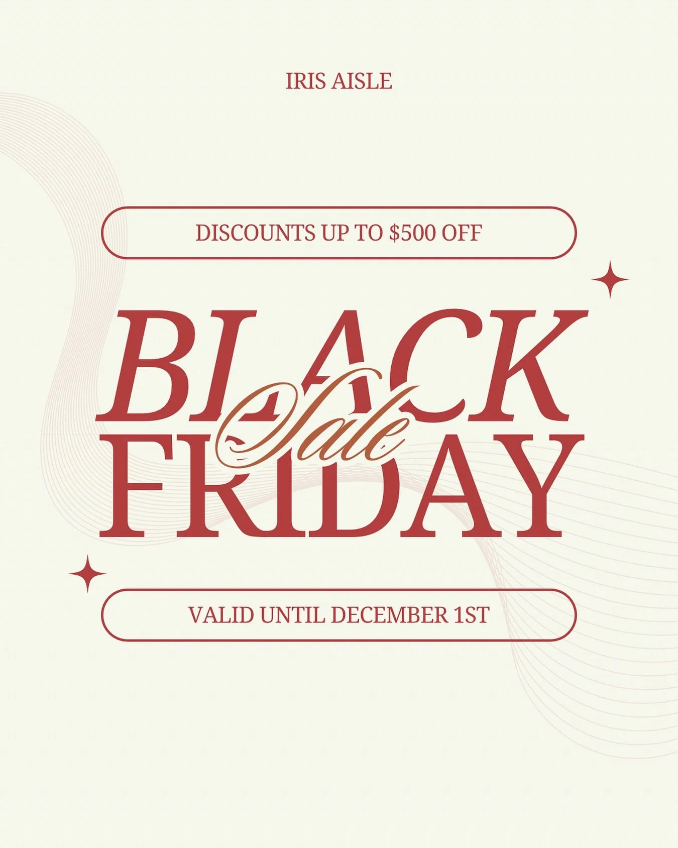 &lsquo;Tis that time of year already! 
Here&rsquo;s the deals:

Photographers: Book a 1 hour rental to get the 2nd one free. Max of 4 total hours in one day. Use the form on our website to book. 

Wedding Couples: $500 off 2026 elopement and micro we