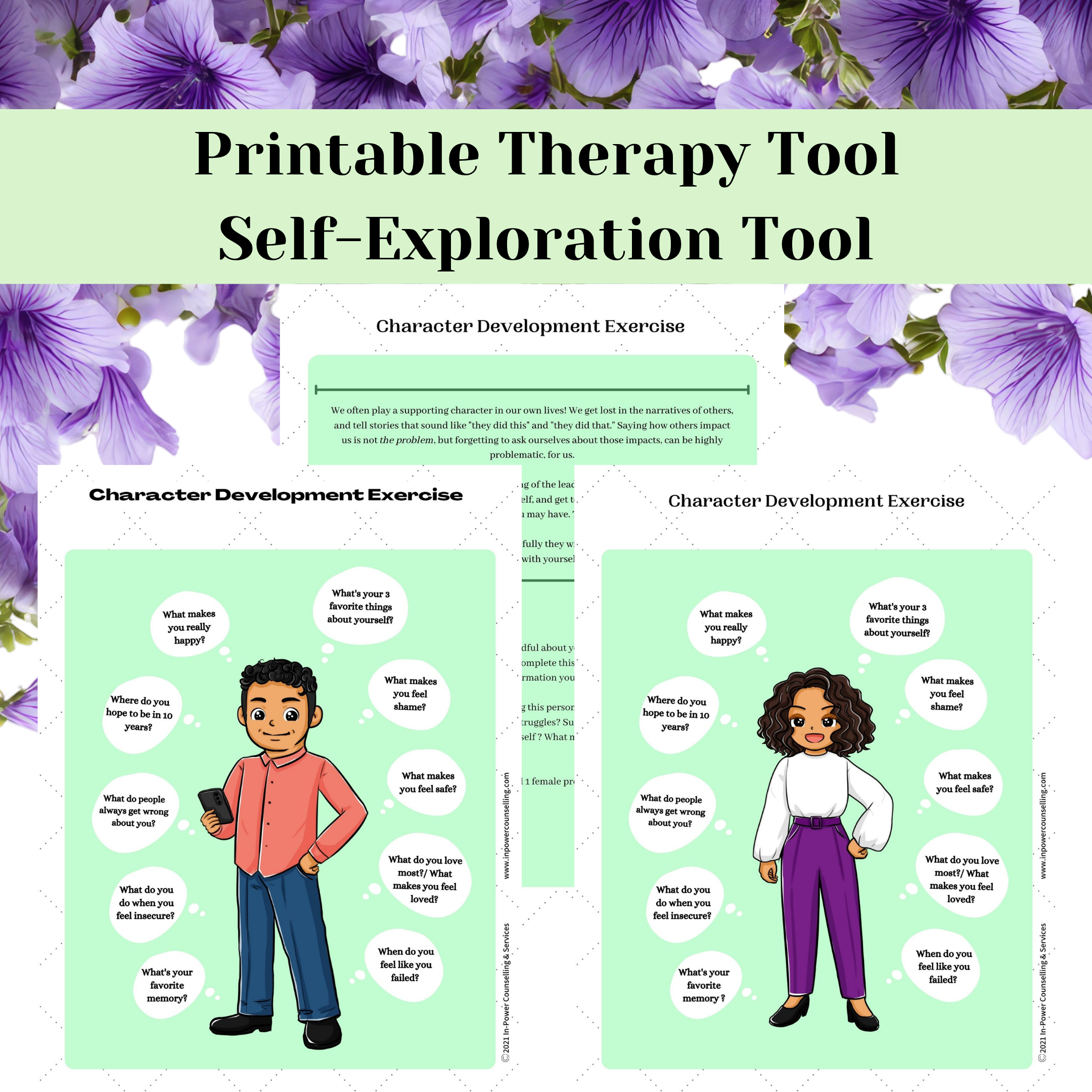 Character Development Exercise - Self Exploration Tool