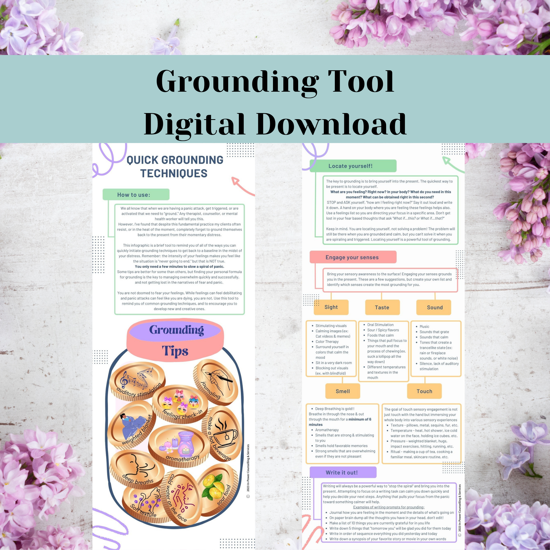Quick Grounding Techniques - Infographic