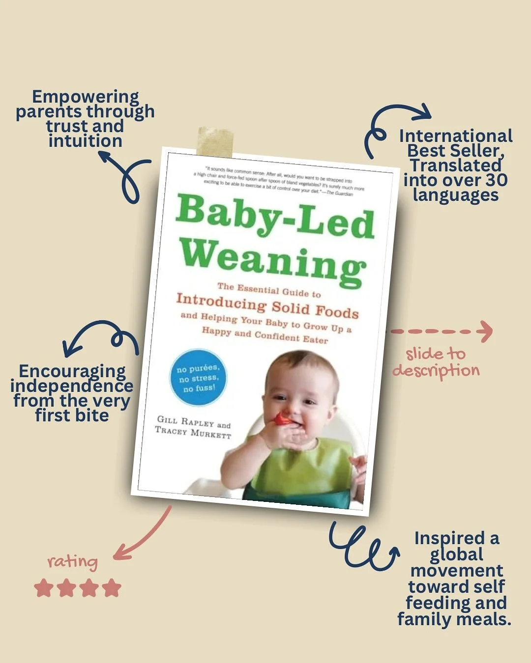Starting your baby on solids and wondering why and how to do baby-led weaning? I complete forgot we had this book in our lending library and discovered it a month ago&hellip; there&rsquo;s so much excellent information in here and I urge anyone with 