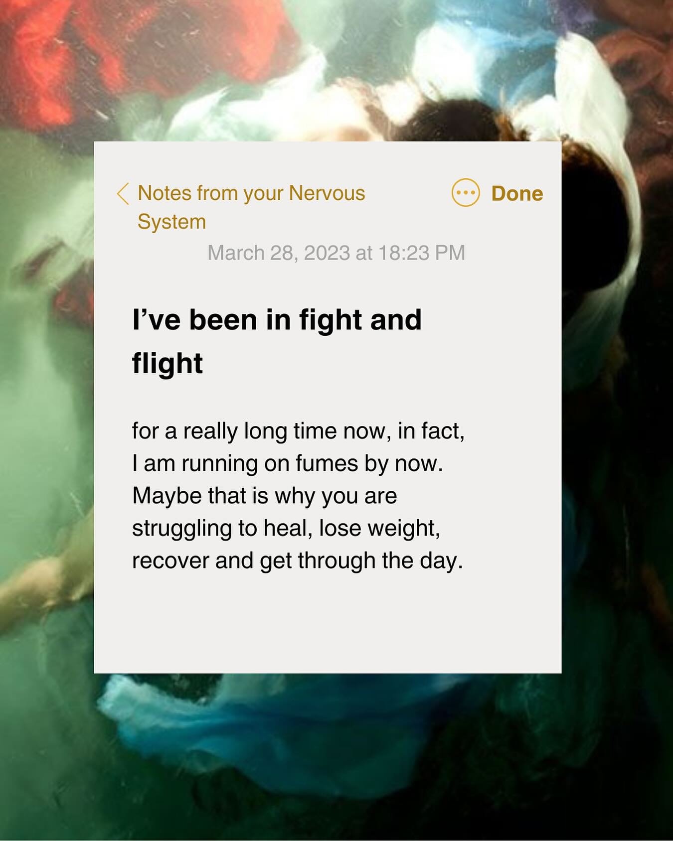 You think you are doing all the right things.. you have exercise dialed in, diet on point, spending huge $$$$ on supplements but still, you are tired, you are wired, sick all the time or just struggling with health issues or shifting weight&hellip; W