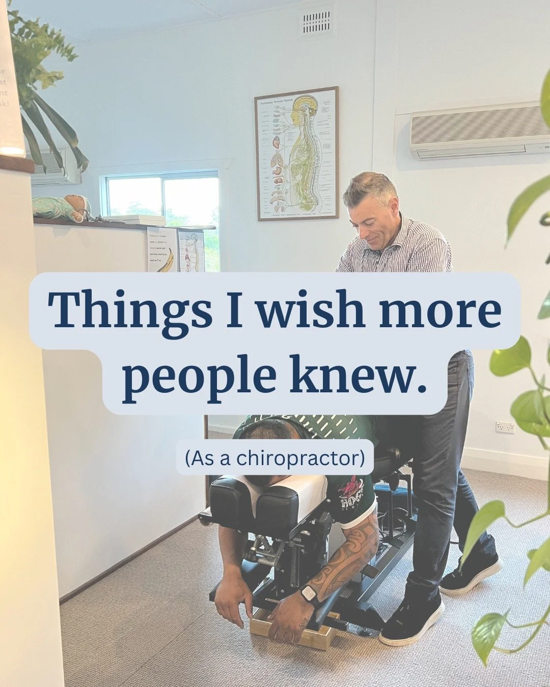 Things I wish more people knew 👇

✨ Your body is self-healing and self-regulating &mdash; when the nervous system is supported, the body knows what to do.
✨ Chiropractic care isn&rsquo;t just about pain relief. Pain is often the last sign something 