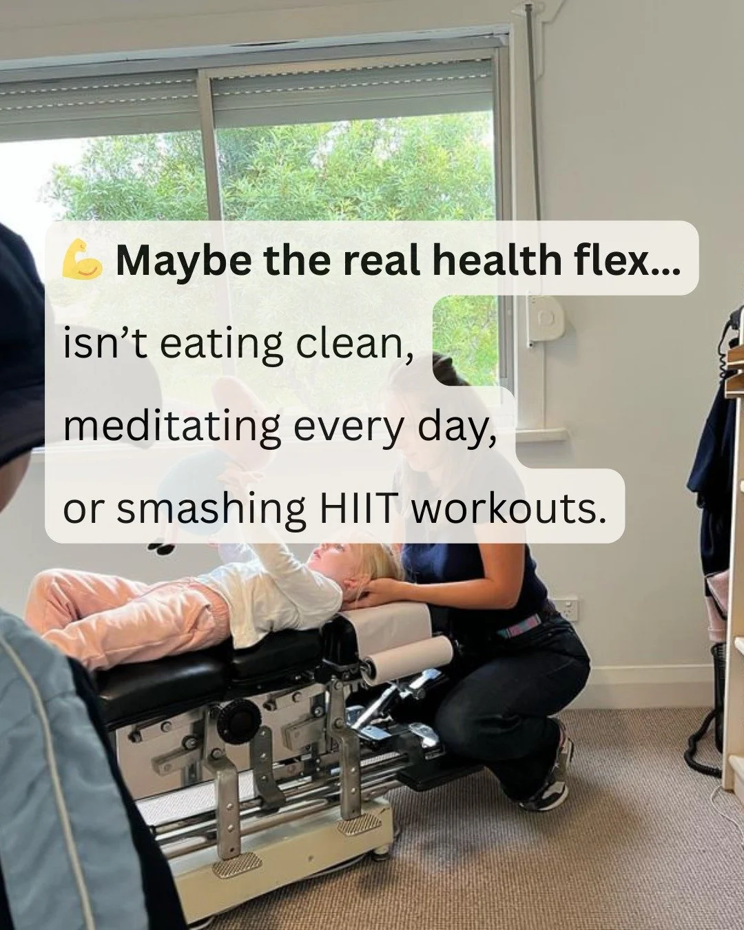 With the new year, most people feel a little more inspired to look after their health &mdash; new workouts, cleaner eating, better routines.
But hear me out on this one&hellip;

Maybe the real health flex isn&rsquo;t HIIT sessions, green smoothies, o