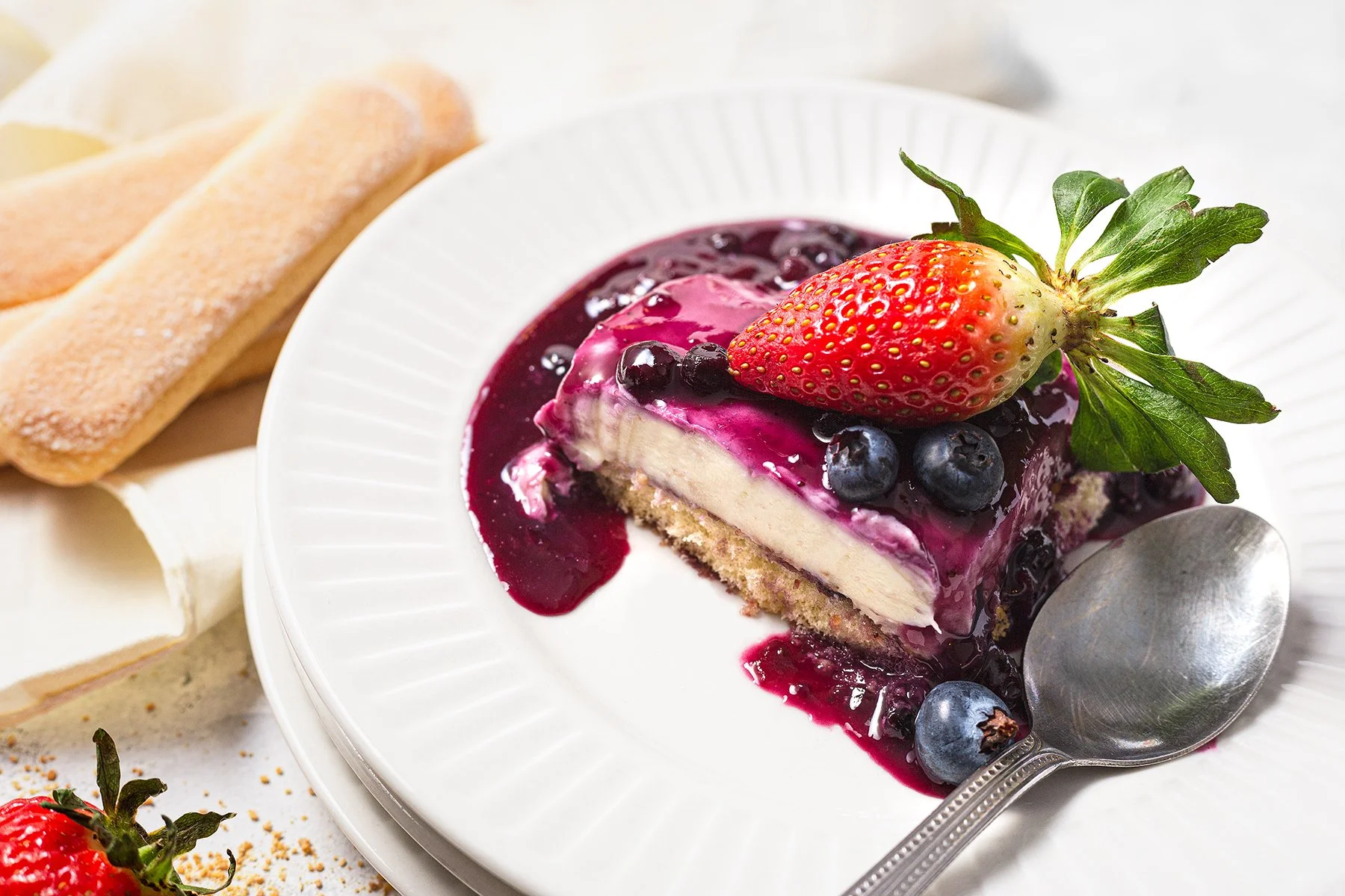 NoBake Cheesecake Savoiardi (Lady Finger) Cheesecake — Taste by