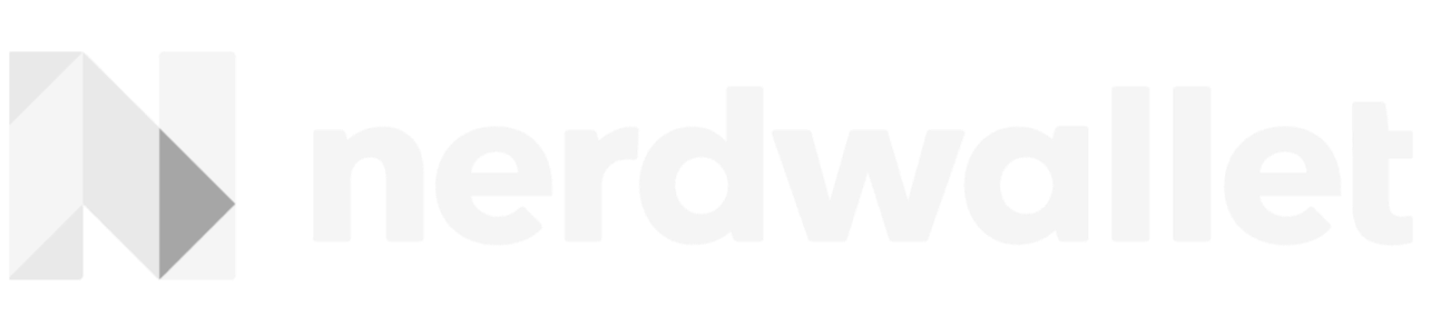 Nerdwallet logo with stylized N icon and the company name in gray
