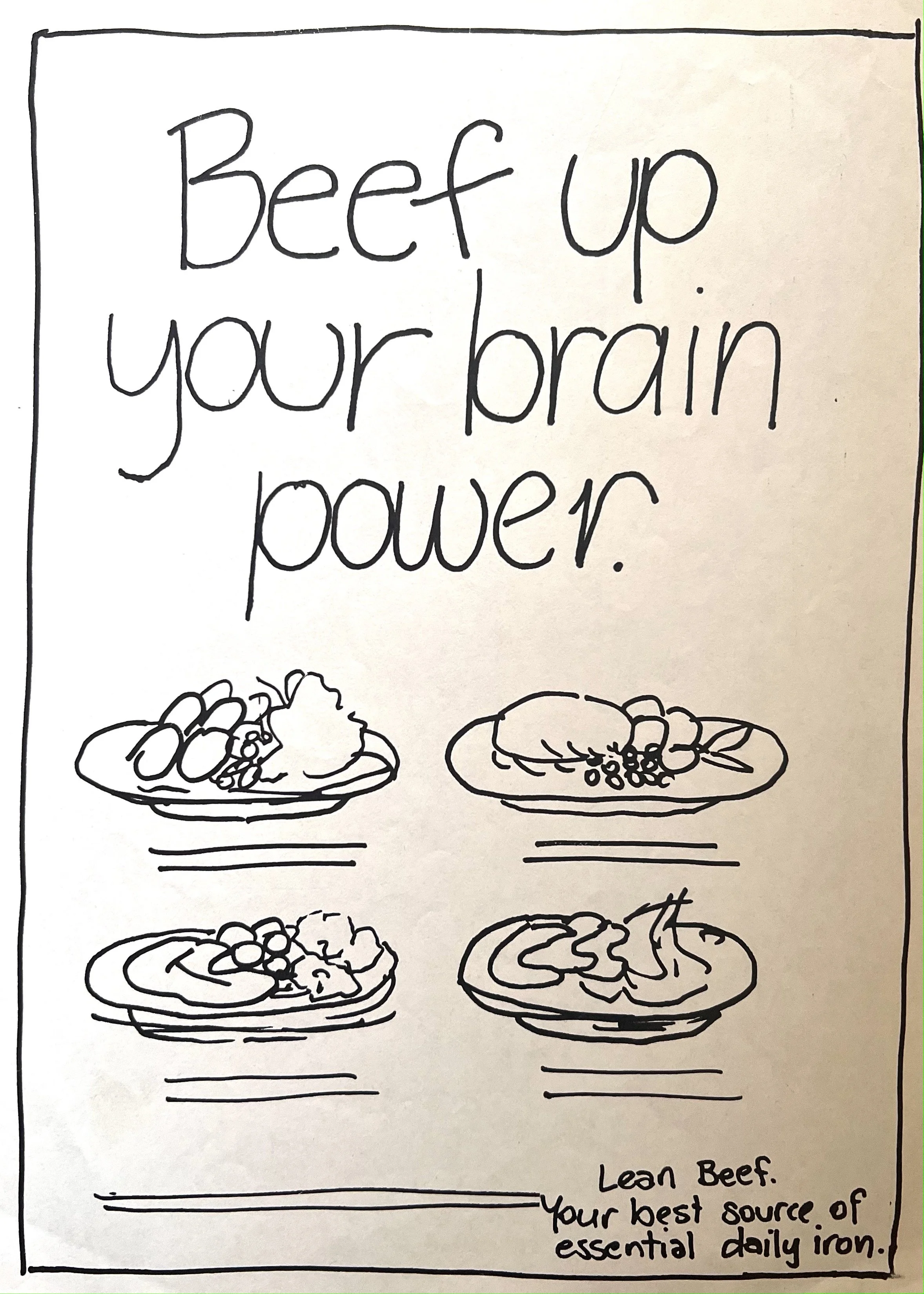 Campaign Palace : Client : Australian Beef: Mentored by Award winning Art Director and creative Director: Rocky Ranallo -Writer -Honey Hartley