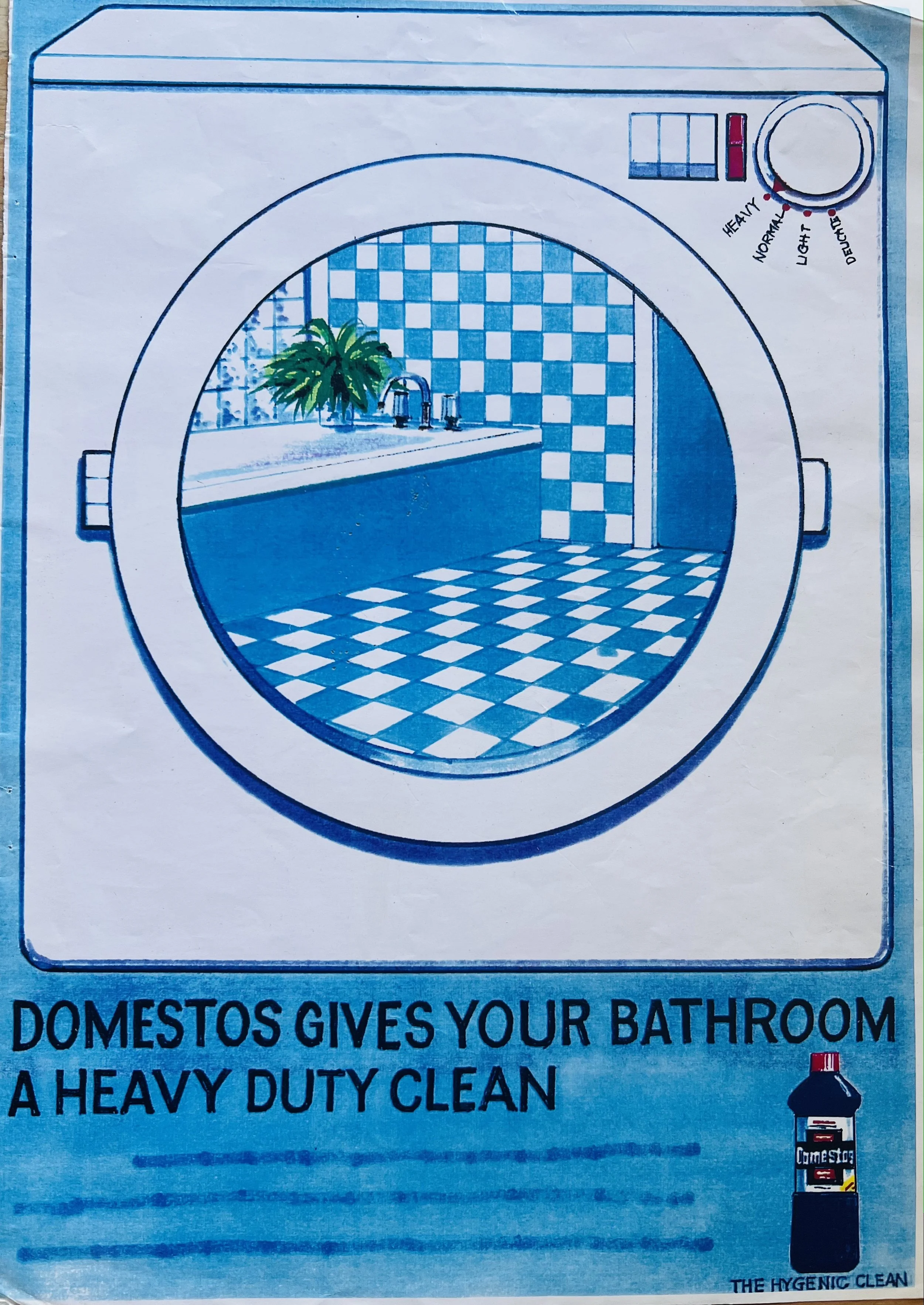 Lintas : Print Ads for client Domestos : presented to Client -Writer / Art Director  Honey Hartley