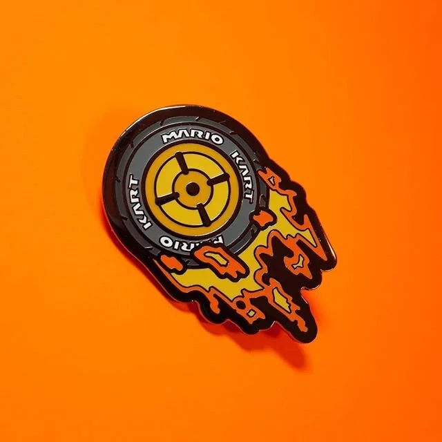 For those who always get the Golden Mushroom on the last lap.⁣
⁣
_____⁣
⁣
Burnout Pin⁣
4.5cm x 3cm⁣
2in x 1.25in⁣
⁣
DAYONEPATCHES.COM⁣
⁣
_____⁣
⁣
#pins #patches #tshirts #videogame #nerd #art #design #dayonepatches #mariokart #gokart